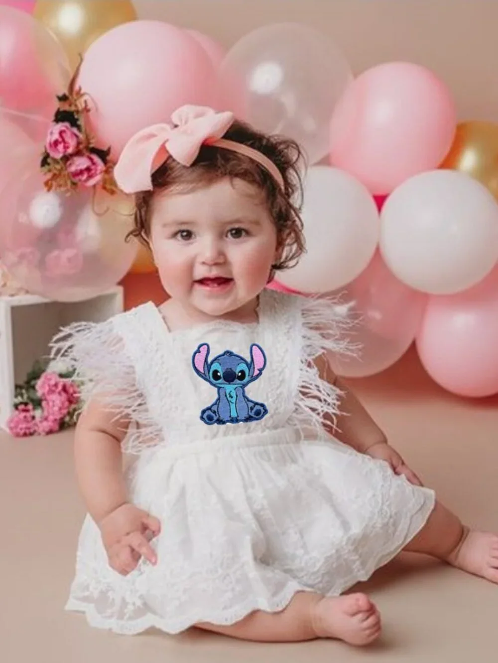 Stitch Dress Lace Birthday Outfit Lilo Clothes Dress romper
